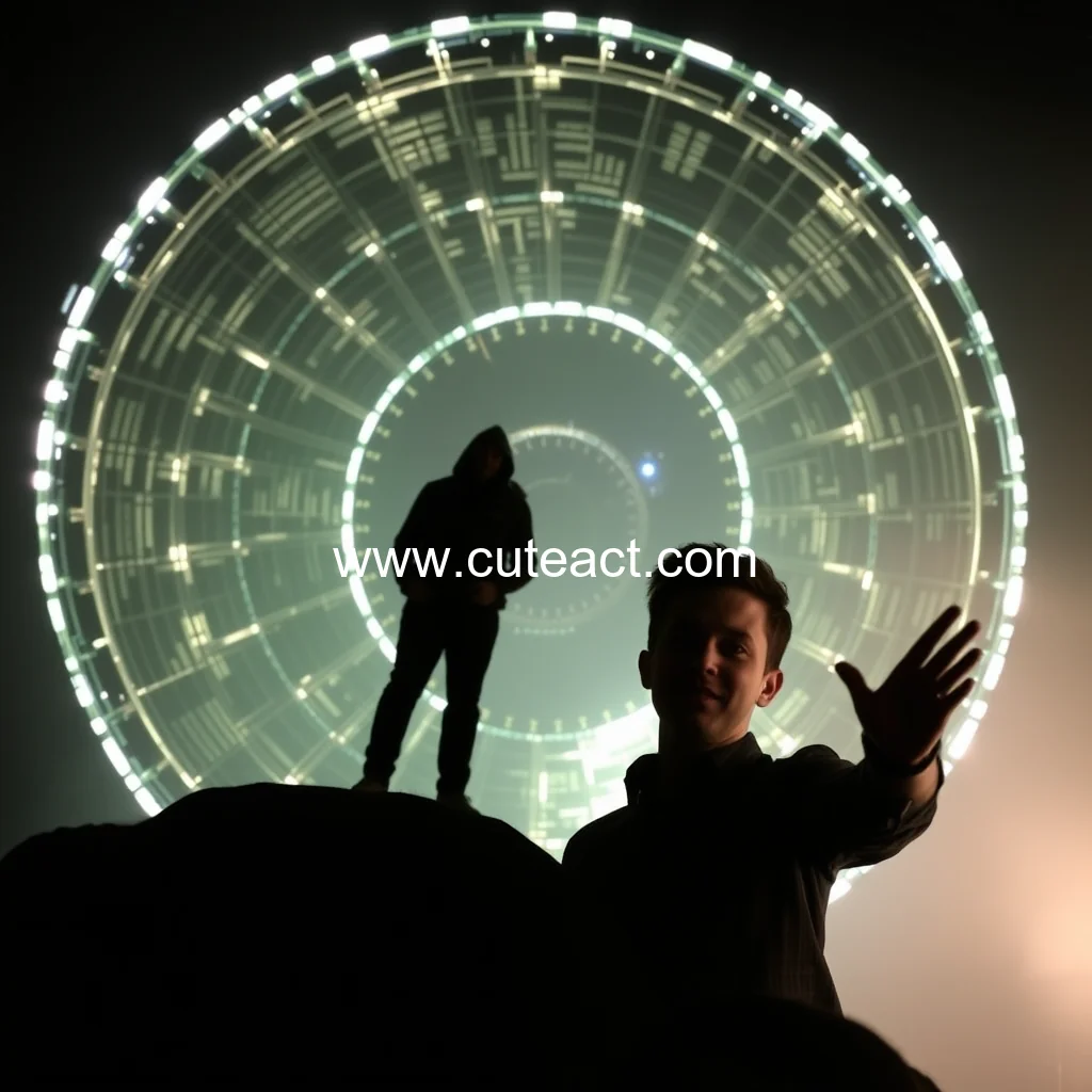 Artistic representation for Chris mccausland and jamie borthwick: unveiling the secret before the bbc show