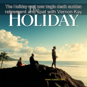 Artistic representation for The Holiday cast now tragic death sudden retirement and spat with Vernon Kay