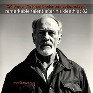 Artistic representation for Art Evans Die Hard 2 actor remembered as a remarkable talent after his death at 82