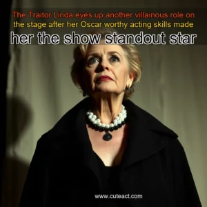 Artistic representation for The Traitor Linda eyes up another villainous role on the stage after her Oscar worthy acting skills made her the show standout star