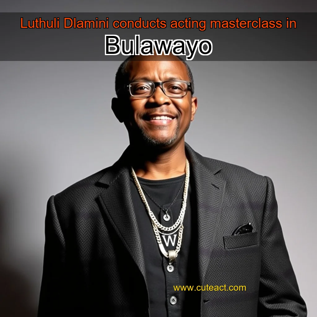 Artistic representation for Luthuli Dlamini conducts acting masterclass in Bulawayo