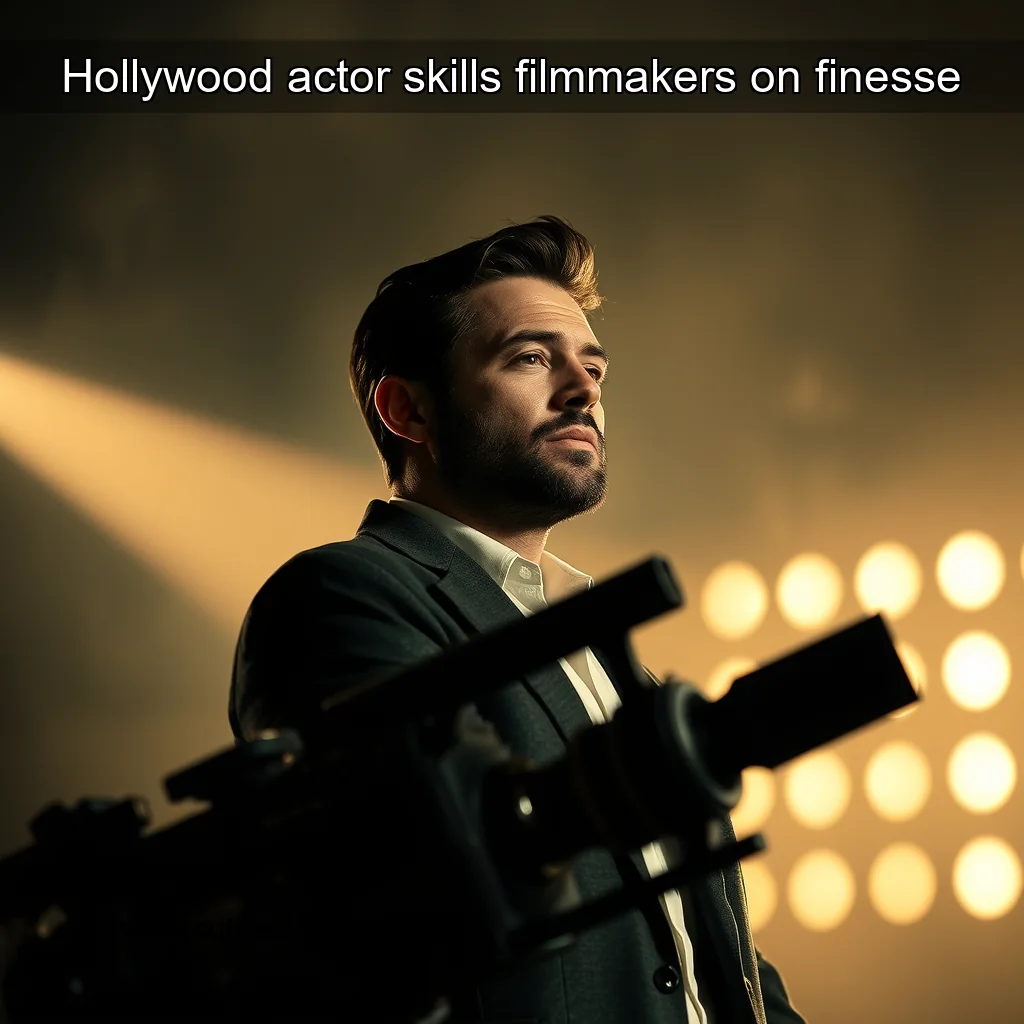 Artistic representation for Hollywood actor skills filmmakers on finesse