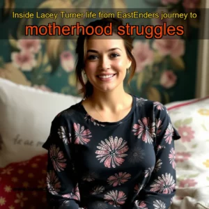 Artistic representation for Inside Lacey Turner life from EastEnders journey to motherhood struggles