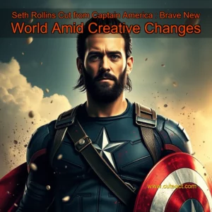 Artistic representation for Seth Rollins Cut from Captain America : Brave New World Amid Creative Changes