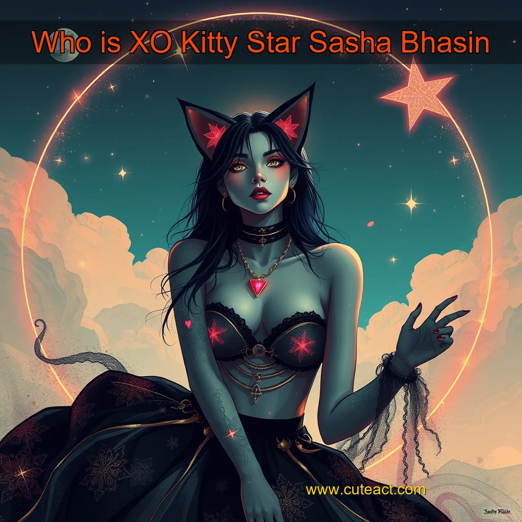 Artistic representation for Who is XO Kitty Star Sasha Bhasin