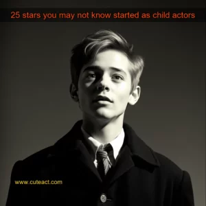 Artistic representation for 25 stars you may not know started as child actors