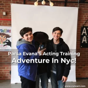 Artistic representation for Parsa Evana'S Acting Training Adventure In Nyc!