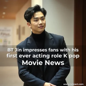 Artistic representation for BT Jin impresses fans with his first ever acting role K pop Movie News