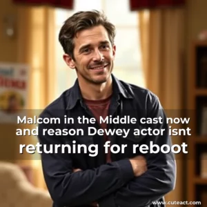 Artistic representation for Malcom in the Middle cast now and reason Dewey actor isnt returning for reboot