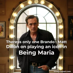 Artistic representation for There is only one Brando : Matt Dillon on playing an icon in Being Maria