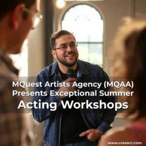 Artistic representation for MQuest Artists Agency (MQAA) Presents Exceptional Summer Acting Workshops