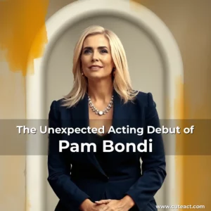 Artistic representation for The Unexpected Acting Debut of Pam Bondi
