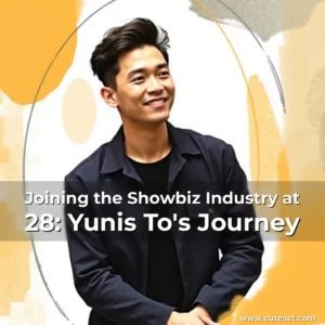 Artistic representation for Joining the Showbiz Industry at 28: Yunis To's Journey