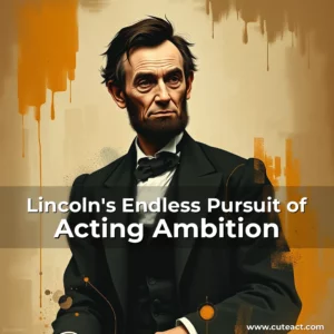 Artistic representation for Lincoln's Endless Pursuit of Acting Ambition