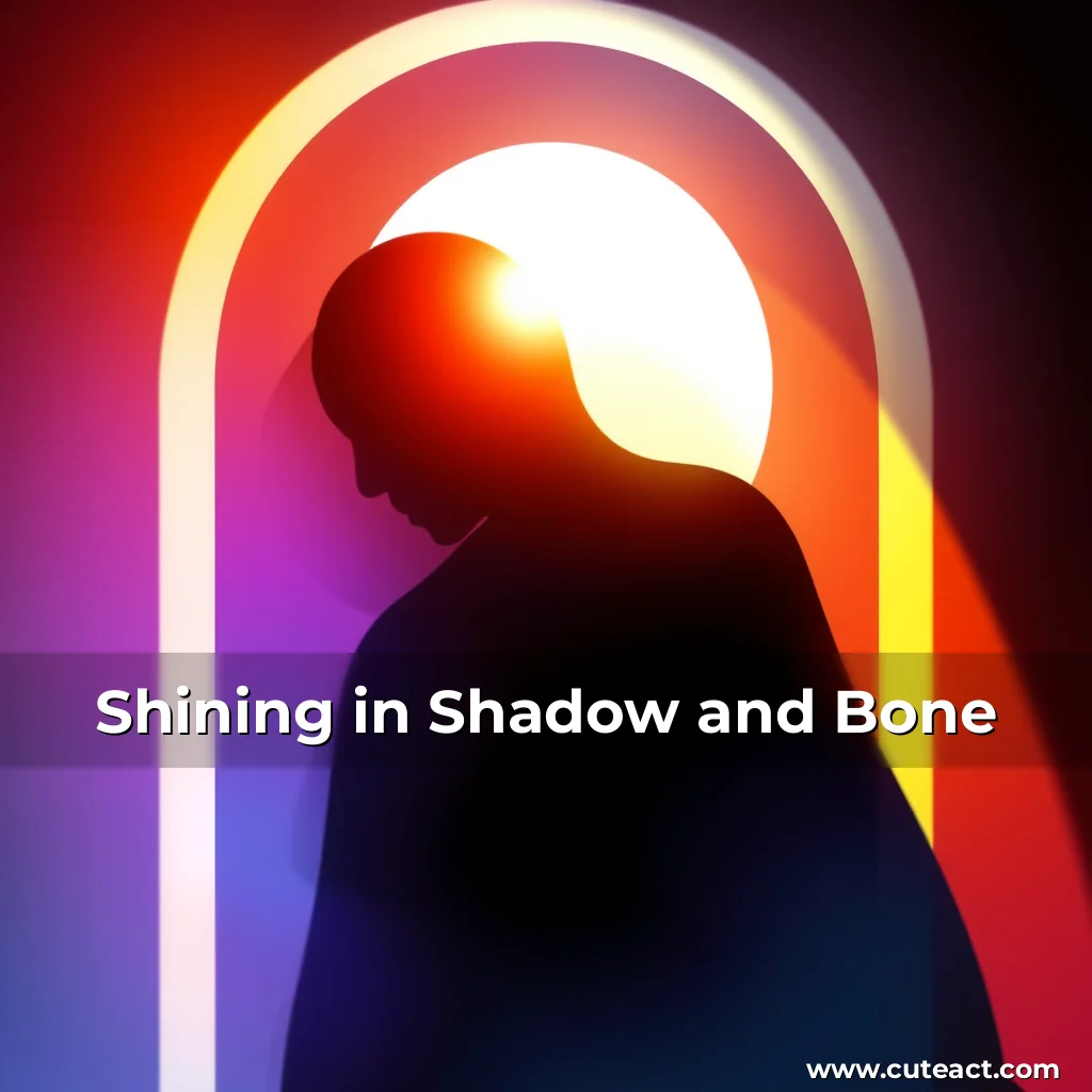 Artistic representation for Shining in Shadow and Bone
