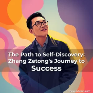 Artistic representation for The Path to Self-Discovery: Zhang Zetong's Journey to Success