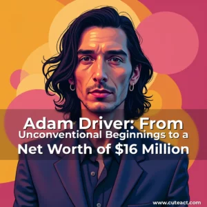 Artistic representation for Adam Driver: From Unconventional Beginnings to a Net Worth of $16 Million