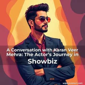 Artistic representation for A Conversation with Karan Veer Mehra: The Actor’s Journey in Showbiz