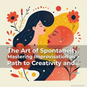 Artistic representation for The Art of Spontaneity: Mastering Improvisation as a Path to Creativity and Connection