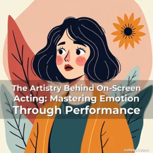Artistic representation for The Artistry Behind On-Screen Acting: Mastering Emotion Through Performance