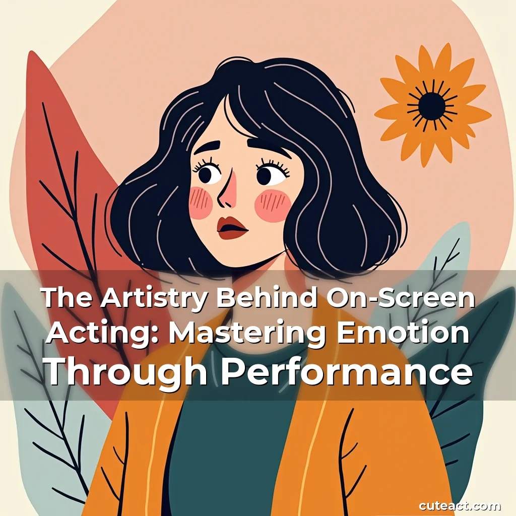 Artistic representation for The Artistry Behind On-Screen Acting: Mastering Emotion Through Performance
