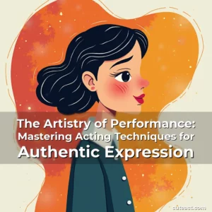 Artistic representation for The Artistry of Performance: Mastering Acting Techniques for Authentic Expression