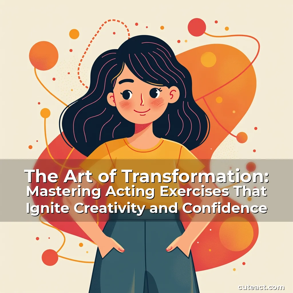 Artistic representation for The Art of Transformation: Mastering Acting Exercises That Ignite Creativity and Confidence