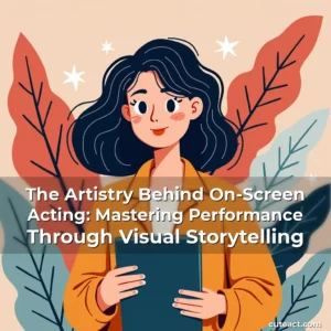 Artistic representation for The Artistry Behind On-Screen Acting: Mastering Performance Through Visual Storytelling