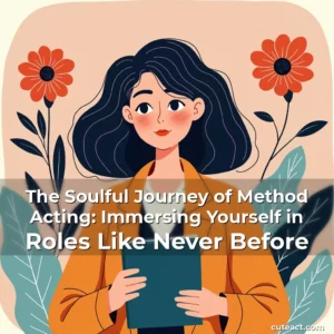 Artistic representation for The Soulful Journey of Method Acting: Immersing Yourself in Roles Like Never Before