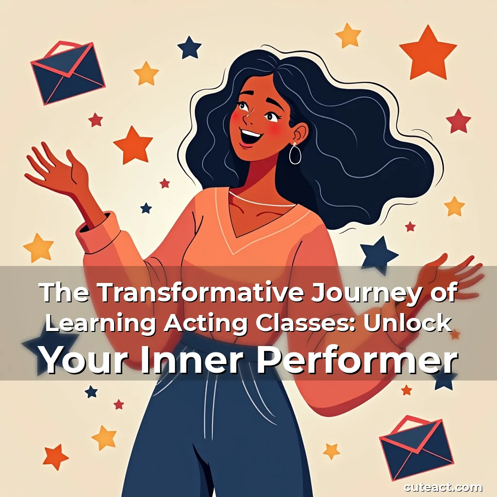 Artistic representation for The Transformative Journey of Learning Acting Classes: Unlock Your Inner Performer