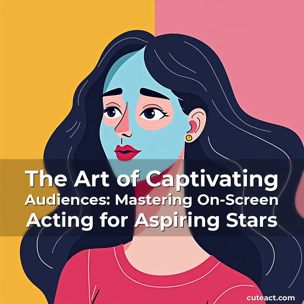 Artistic representation for The Art of Captivating Audiences: Mastering On-Screen Acting for Aspiring Stars