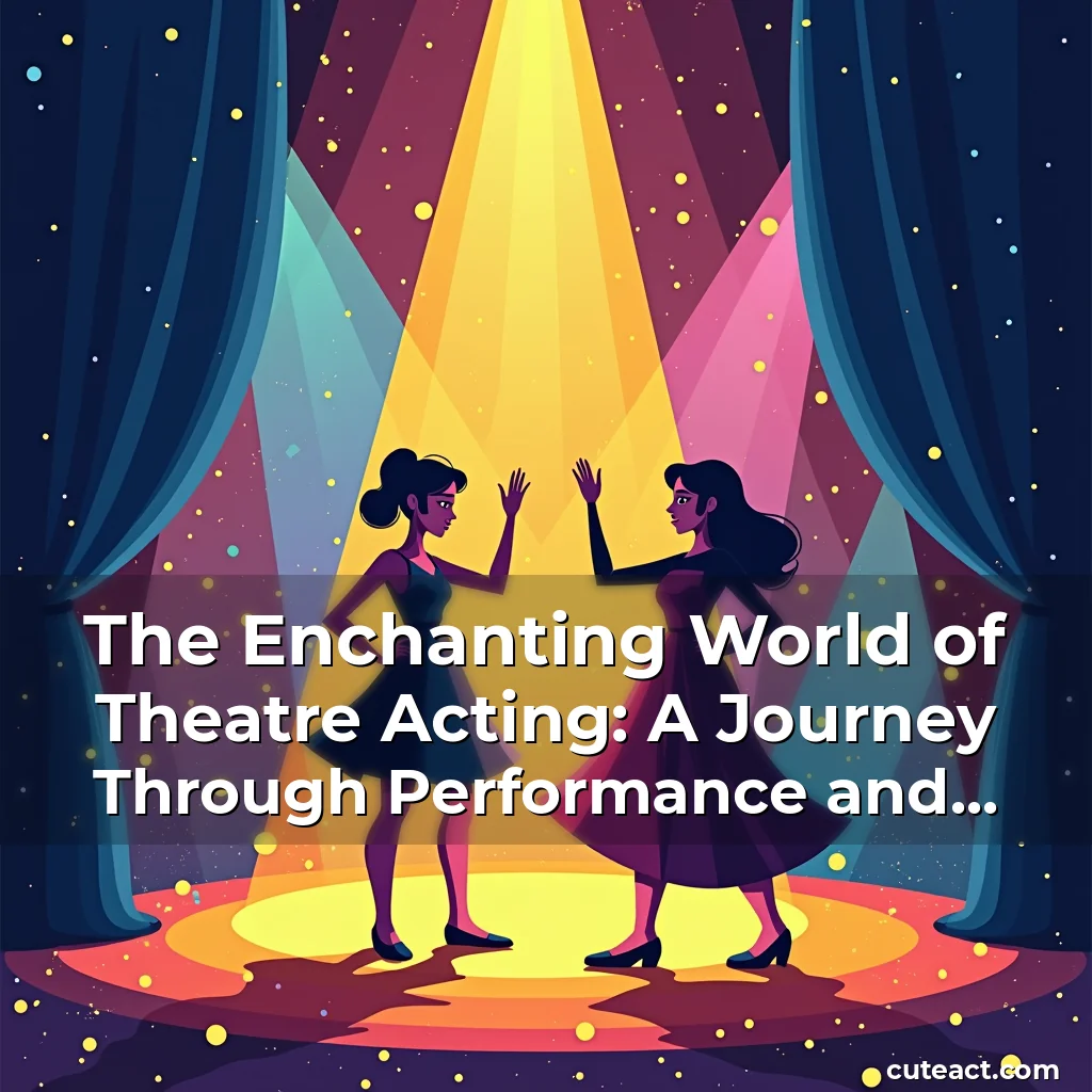Artistic representation for The Enchanting World of Theatre Acting: A Journey Through Performance and Imagination