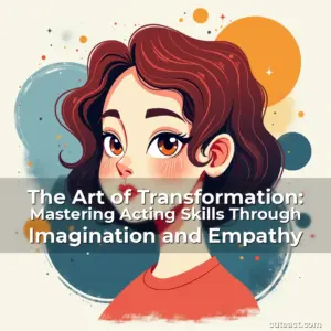 Artistic representation for The Art of Transformation: Mastering Acting Skills Through Imagination and Empathy