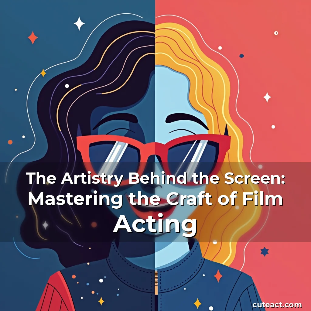 Artistic representation for The Artistry Behind the Screen: Mastering the Craft of Film Acting