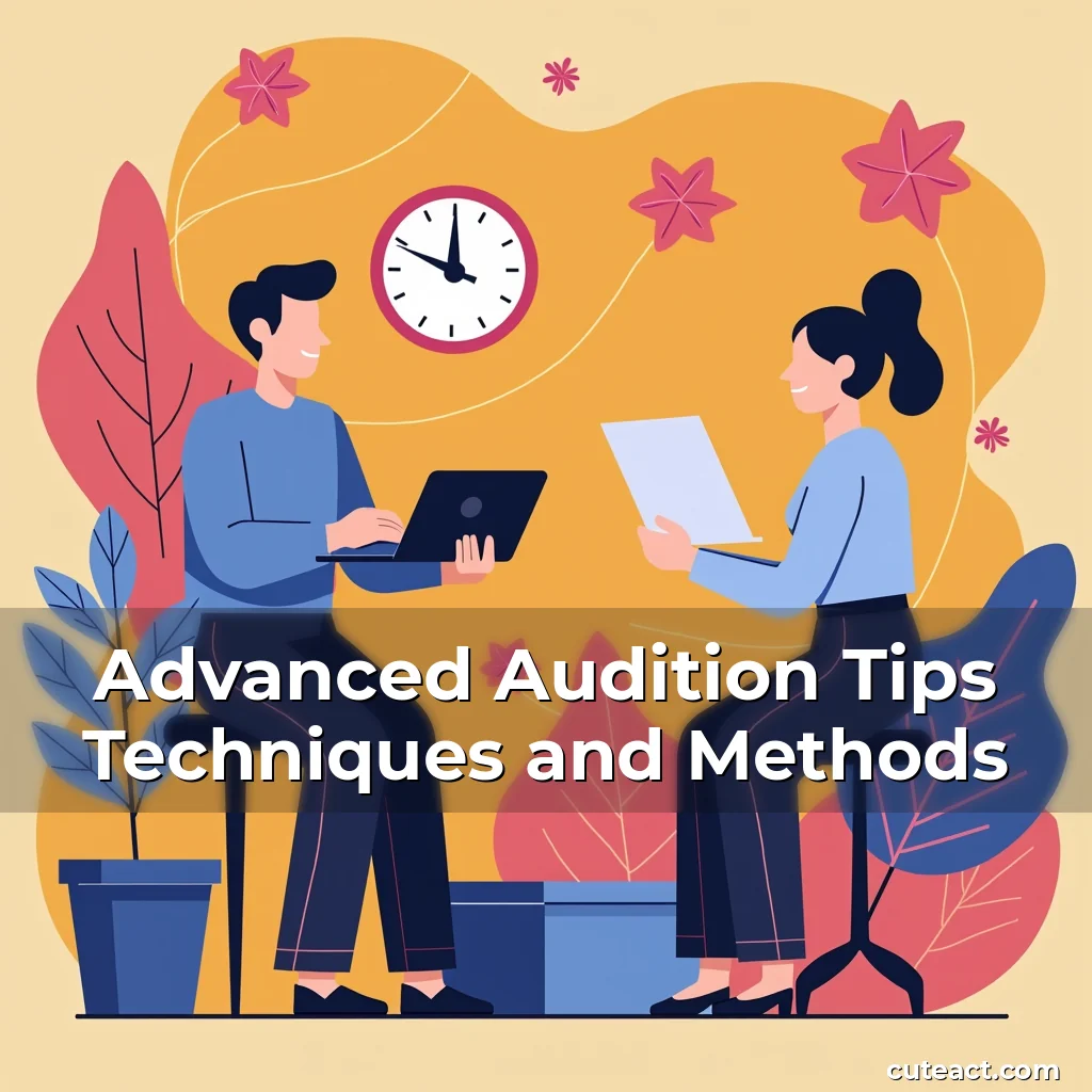 Artistic representation for Advanced Audition Tips Techniques and Methods