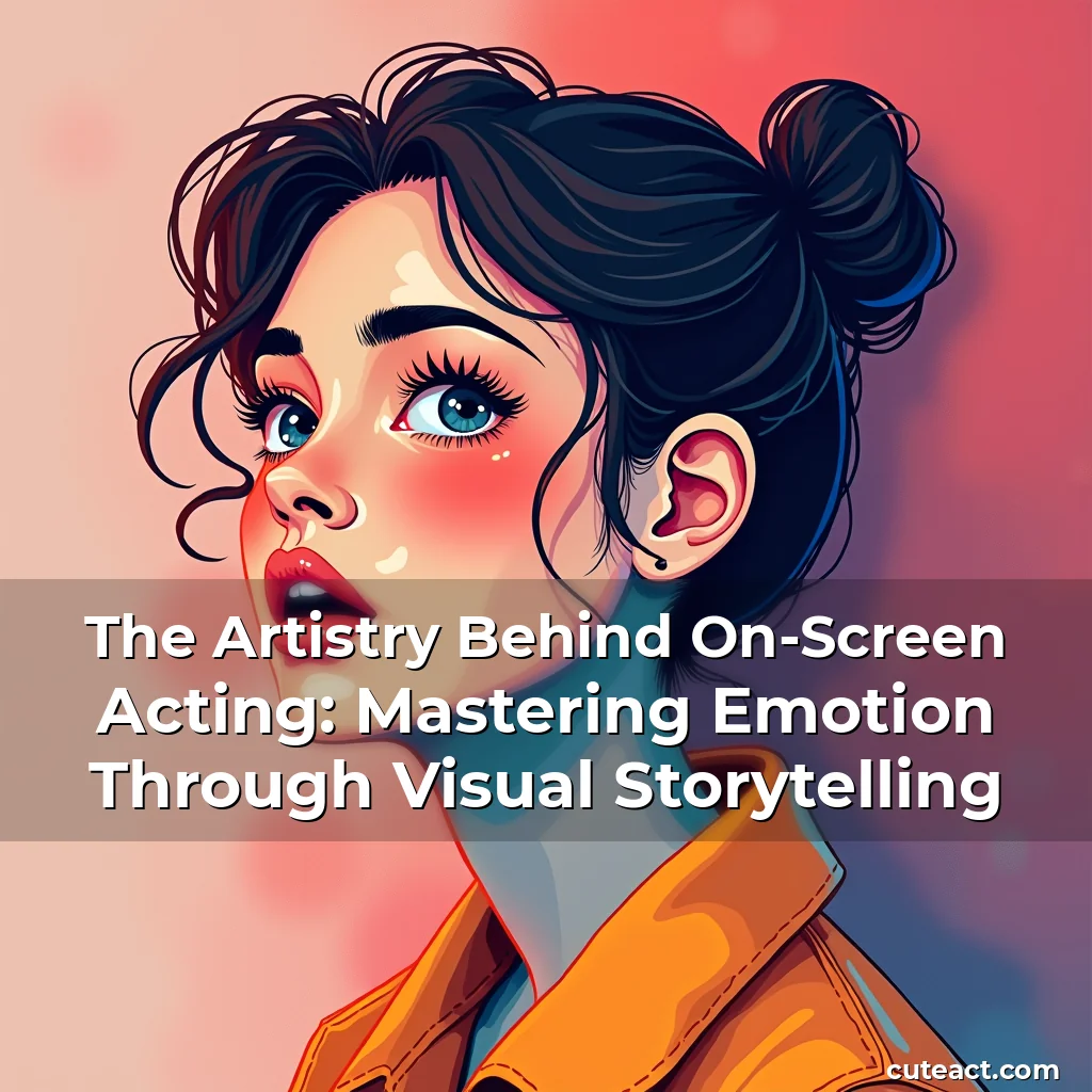 Artistic representation for The Artistry Behind On-Screen Acting: Mastering Emotion Through Visual Storytelling