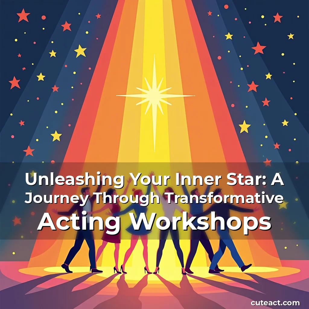 Artistic representation for Unleashing Your Inner Star: A Journey Through Transformative Acting Workshops