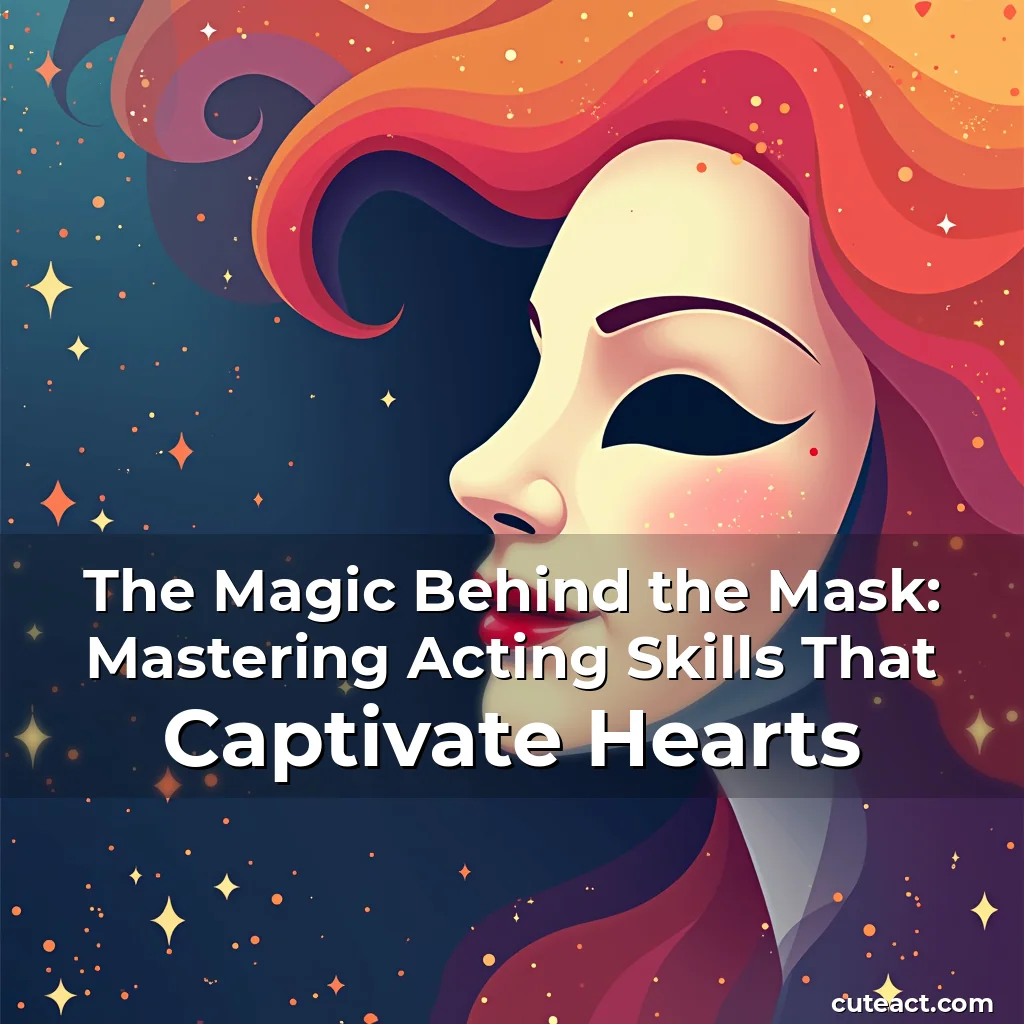 Artistic representation for The Magic Behind the Mask: Mastering Acting Skills That Captivate Hearts