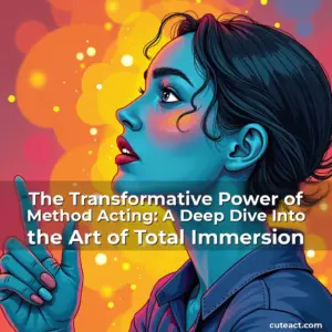 Artistic representation for The Transformative Power of Method Acting: A Deep Dive Into the Art of Total Immersion