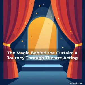 Artistic representation for The Magic Behind the Curtain: A Journey Through Theatre Acting